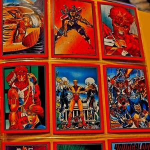 1992 lot of 9 YOUNGBLOOD BY COMIC IMAGES CARDS 82-89